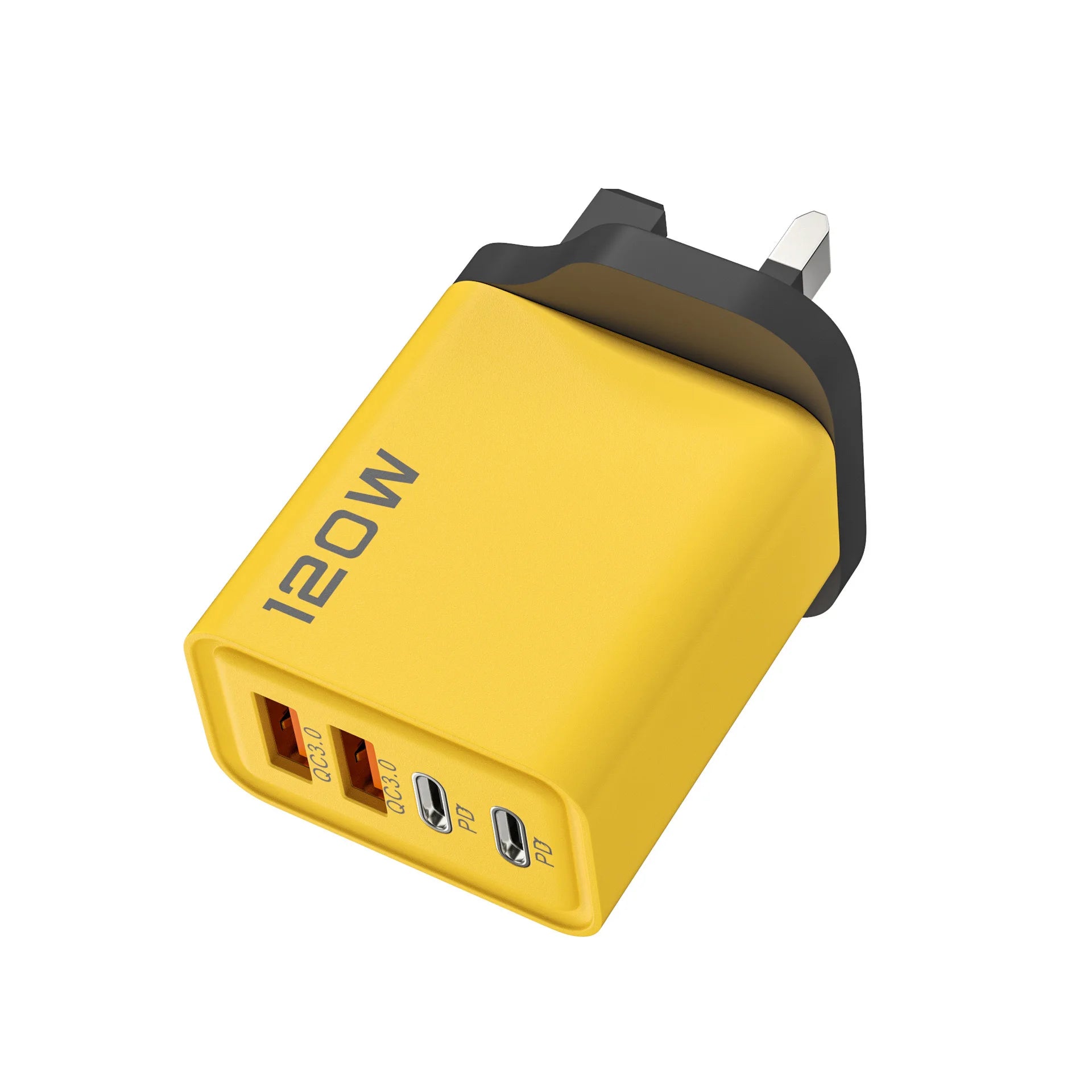 UGREEN 4-Port USB-C And USB-A Charger Station – 120W PD QC3.0 Fast Charging | Travel Ready