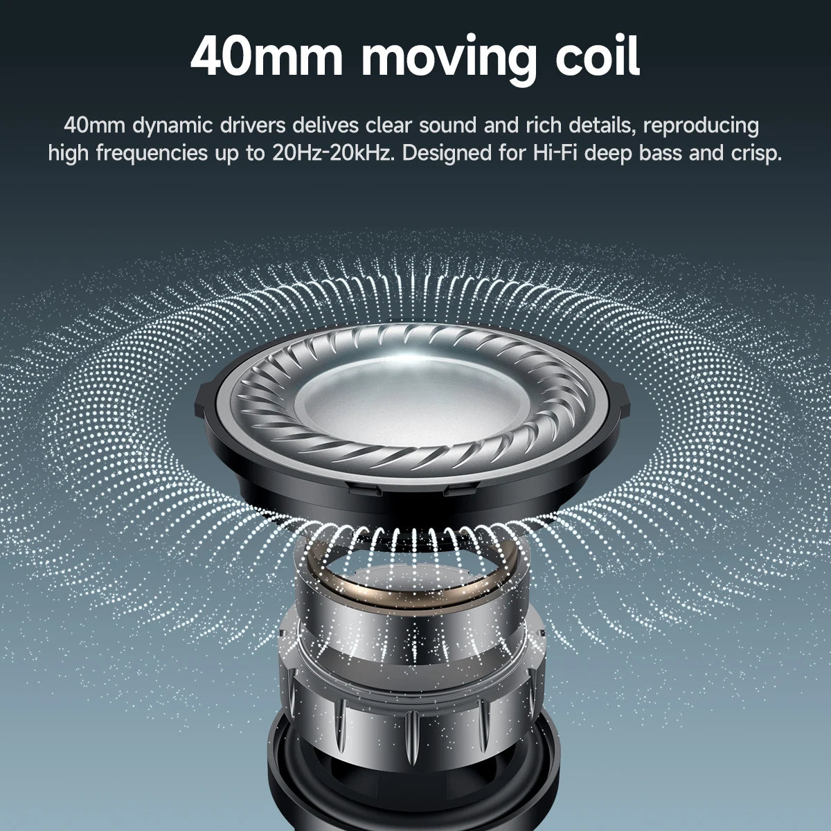 HOCO W65 Plus ANC Noise Reduction Bluetooth Headphones Over The Ear Wireless Big Earphone Hifi Sounds Sport Headsets With Button